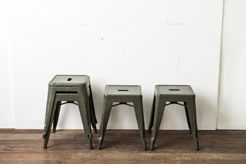 TOLIX Stool FRENCH ARMY