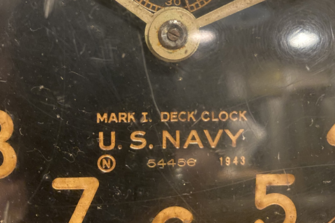 USN mark1 deck clock