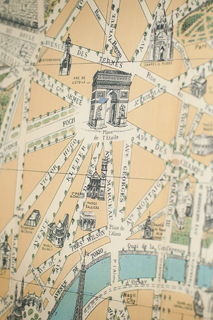 Paris map 