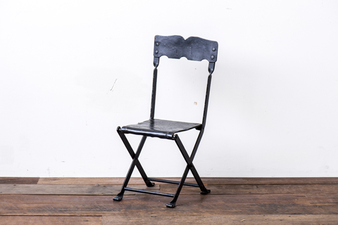 Metal work folding chair